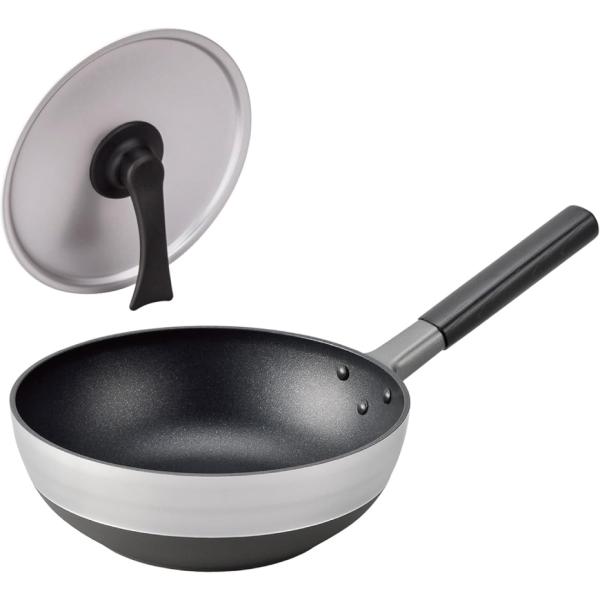 ★新品送料込★北陸アルミEGGFORMフライパン24cm蓋付きIH対応お買得 ☆新品送料込☆北陸アルミEGGFORMフライパン24cm蓋付きIH対応お買得