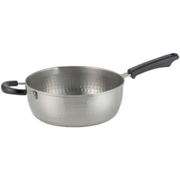 ヨシカワ SJ3415 味壱 ステンレス雪平鍋 24cm IH・ガス火兼用