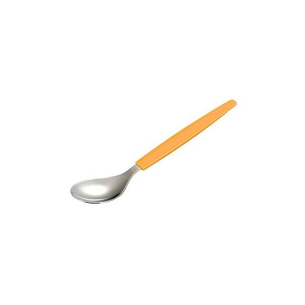 ★ハビナース すくいやすいスプーン / 1005744 オレンジ ピジョン 食器 介護 介護用品 スプーン 日本製 滑りにくい