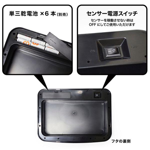 アントレックス bcl センサーダストボックス 50L ステンレス ゴミ箱