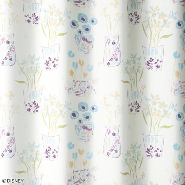 スミノエ フラワーベース ミッキーウィズドナルド 既製カーテン