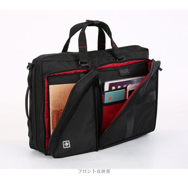 SWISSWIN スイスウィン リュック メンズ ブラック 29L リュックサック