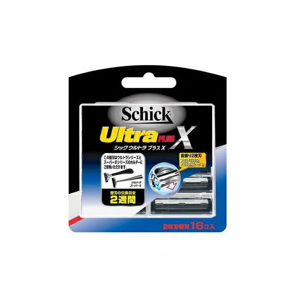 他サイト： 【メール便で送料無料 ※定形外発送の場合あり】 シック・ジャパン株式会社 シック　ウルトラプラスＸ替刃 16コ入の商品画像