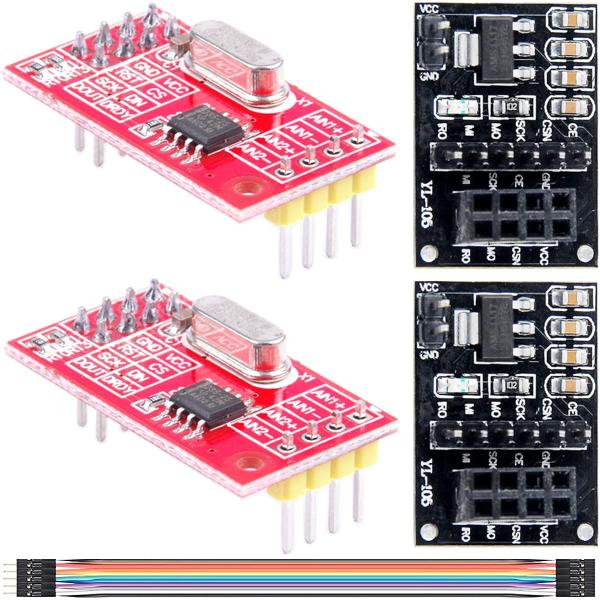 Youmile 2個AD7705デュアル16ビットADCデータ取得モジュール入力ゲインプログラマブルSPIインターフェースTM7705、NRF24
