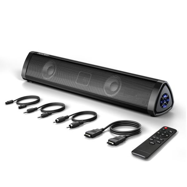 DESOBRY サウンドバー テレビ用 Bluetooth対応 ホームシアター 3EQモード HDMI（ARC）/AUX/光デジタル/USB対応