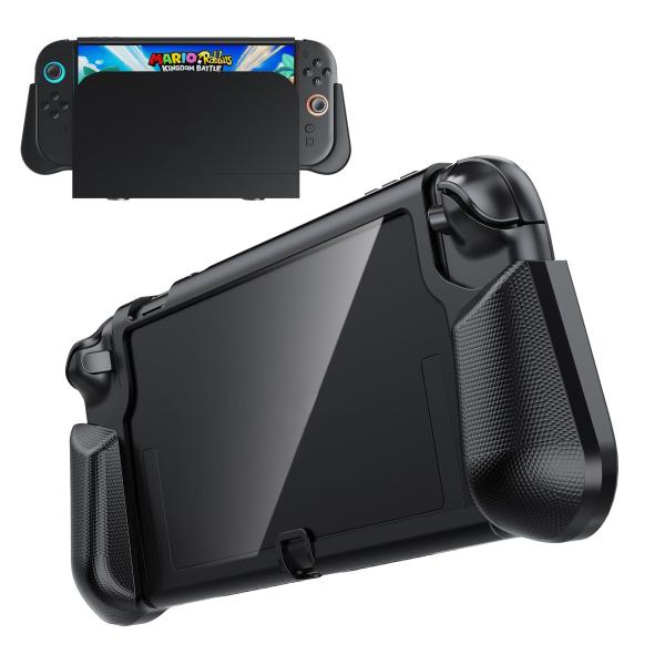 PZOZ Switch 2 カバー ドック対応 TPU&amp;PC材質 スイッチ2 カバー 着脱簡単 ゲームカード内藏収納 Switch 2 保護ケース 耐
