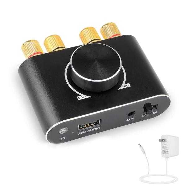 KTSO アンプ bluetooth パワーアンプ ステレオ オーディオアンプ ベース 増幅器 HI-FI 大出力 100W 高低音 超小型 超軽量