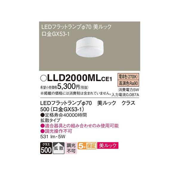 Panasonic（パナソニック） 安心のメーカー保証 ランプ類 LEDユニット