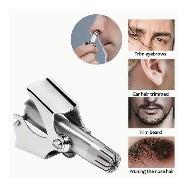 ハサミのようにチョキチョキと鼻毛がカットできます