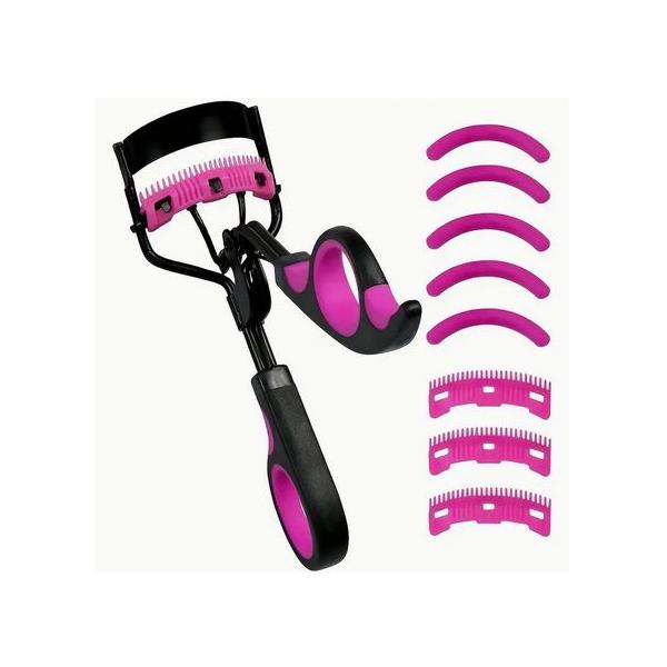 シリコンパッドのついたまつげカーラーです