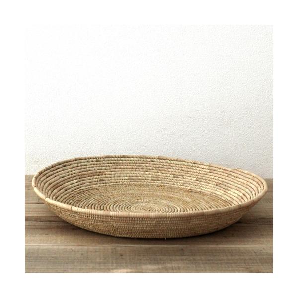 フラニ 平カゴ アフリカ ブルキナファソ 手作り かご 収納 インテリア