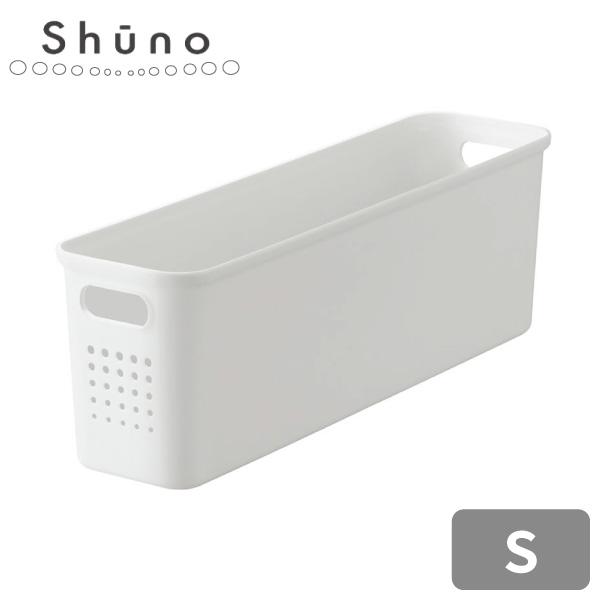 JAN：4962191016009 収納 パントリー 中段 小型 ストッカー バスケット かご ケース ストック キッチン ランドリー リビング ボックス 整理 整頓 shuno シリーズ ビン 瓶 ボトル ホール缶 クリーナー 紙袋 キッ...