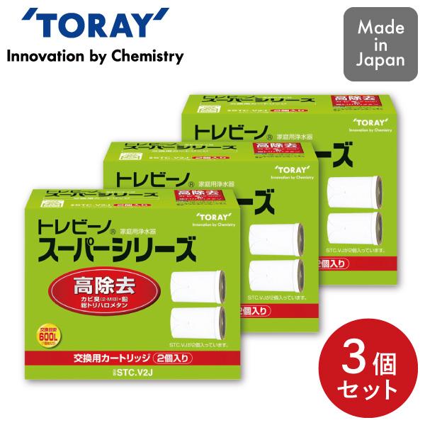 TORAY 東レ トレビーノ 浄水器カセッティ交換用カートリッジ 3個