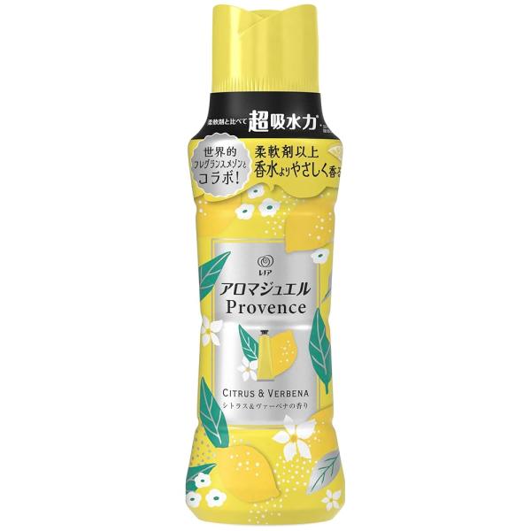 【6本セット】【ケース販売】レノア ハピネス アロマジュエル 香り付け専用ビーズ シトラス＆ヴァーベナ 本体 420mL