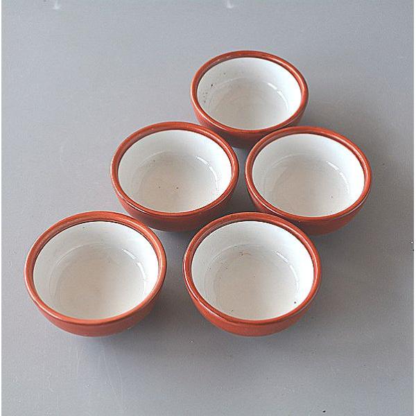 小鉢 5個セット 小付け 朱と白の塗り分け : 暮らしの器 - 通販 - Yahoo