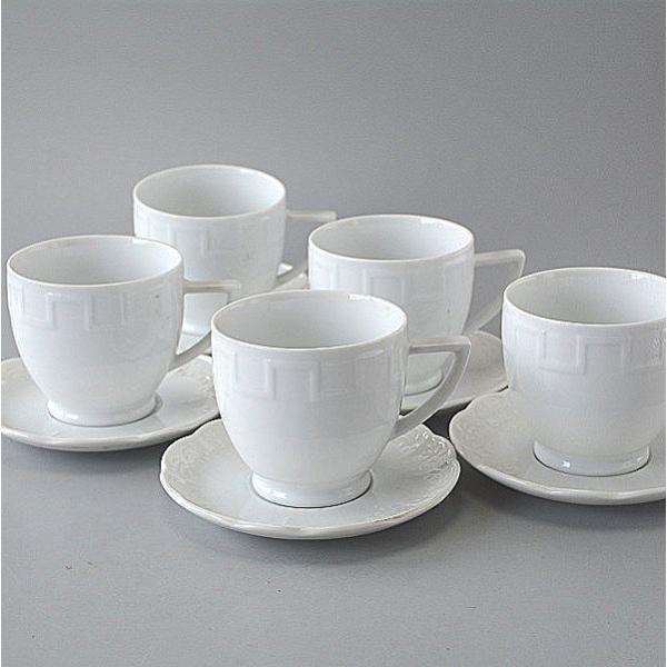 コーヒーカップ ソーサー SASAKI 幾何学模様 5客セット : 暮らしの器