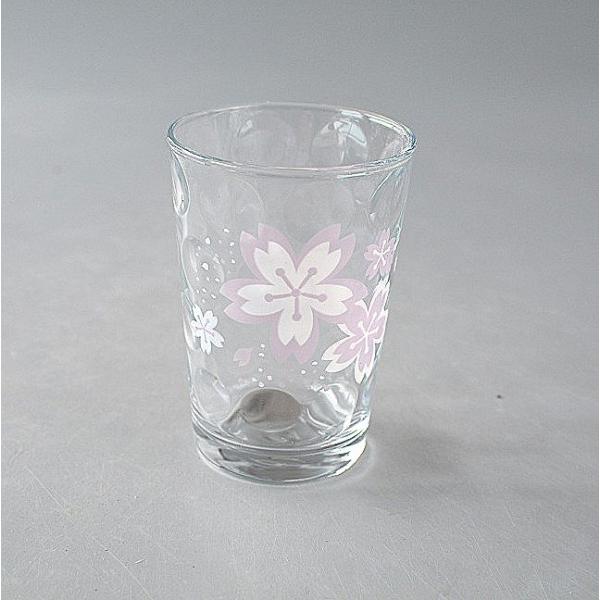 フリーカップ ガラス 桜 コップ