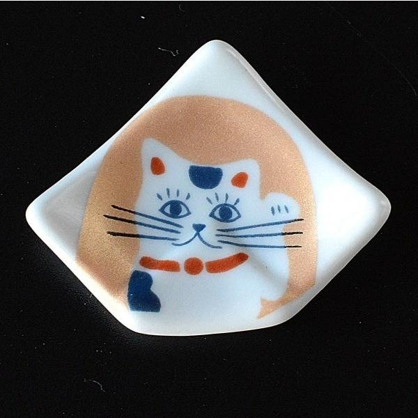 箸置き 招き猫 折り紙 有田焼