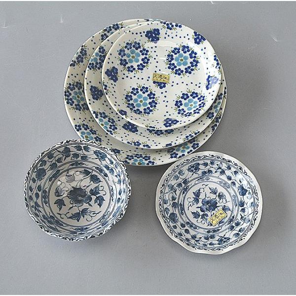 食器5点セット 皿4 小鉢1 藍色系 : 暮らしの器 - 通販 - Yahoo