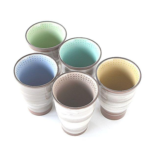 ○φ7×H10cm○190g 200cc○陶器○国産○電子レンジ・食洗機OK内側のガラス状のカラーがとてもきれいです。