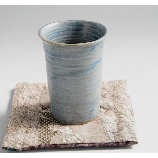 ビールカップ 焼酎カップ 湯呑み 湯飲み 青 1個