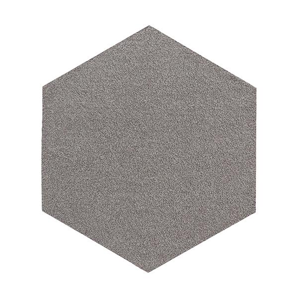 タイルマット タイルラグ ヘキサゴン（六角形） グレー 43×50cm ラグタス(Rugtasu)