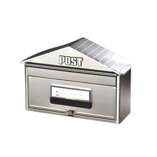 日本製 KGY　ハウス型ポスト　ステンレス 日本製 KGYハウス型ポストステンレス