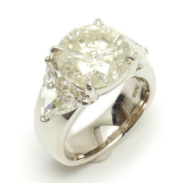 ダイヤモンドリング #14 約14号 PT900・ダイヤ6.22/1.198/1.168ct M-I2