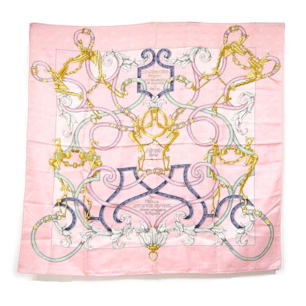 HERMES カレ90 帝王学 スカーフ エルメス スカーフ カレ90 L'INSTRVCTION DV ROY 帝王学 SILK100