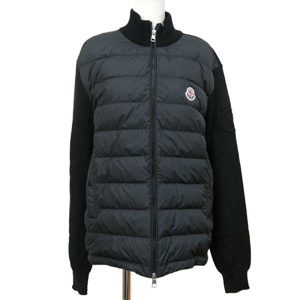 MONCLER モンクレール ニット切替ダウンジャケット メンズ M