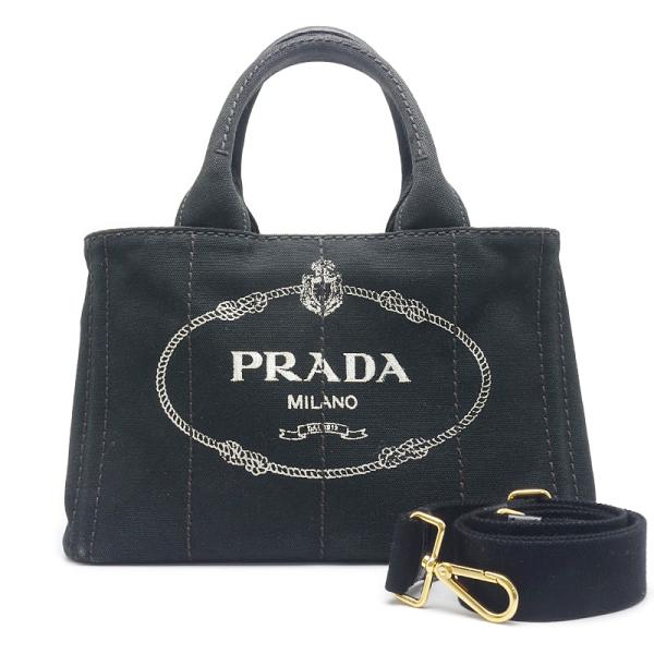 PRADA プラダ カナパ トートバッグ 2WAYハンドバッグ 1BG439 黒