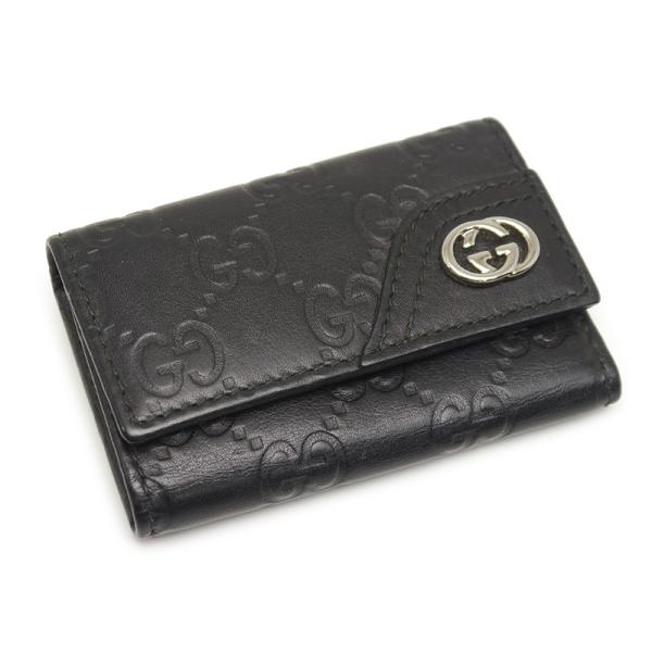 【極美品】グッチ　Gucci GG インターロッキング キーケース６連 レザー GUCCI グッチ インターロッキングG レザー キーケース 6連