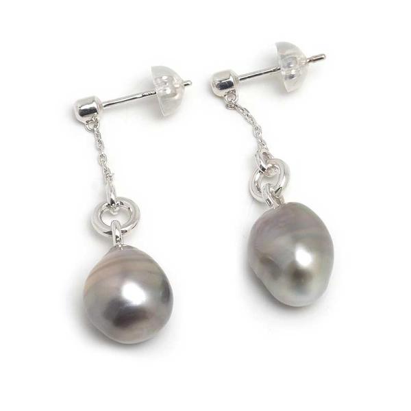 MIKIMOTO（ミキモト） ミキモトペルリータ バロックパールピアス K18WG