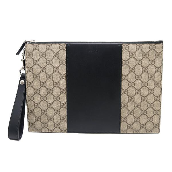 GUCCI グッチ クラッチバッグ 495017 GGスプリーム ブラック