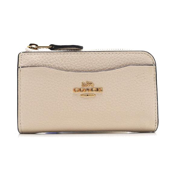 COACH（コーチ） レザー ジップ カード コイン ケース F2454