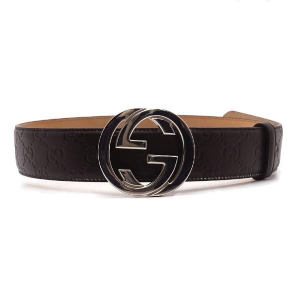 GUCCI（グッチ） インターロッキングG バックル付き ベルト 411924