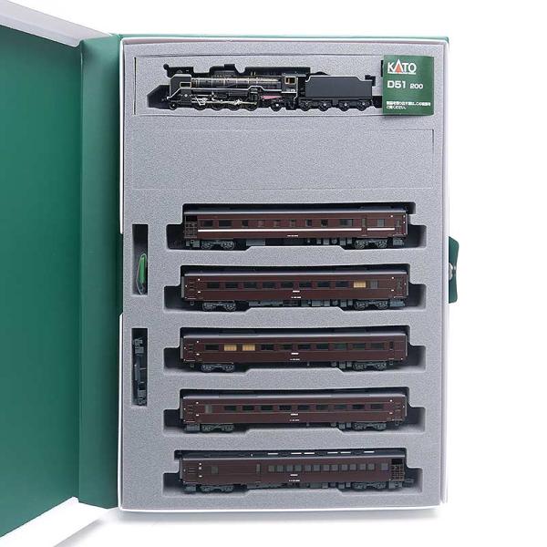 KATO 10-1499 D51 200 + 35系 SLやまぐち号 6両セット KATO 10-1499 D51-200+35系「SLやまぐち号」6両セット【特別企画品