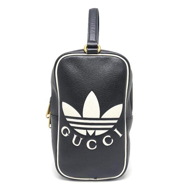 GUCCI（グッチ） GUCCI×adidas コラボ ミニ トップ ハンドルバッグ