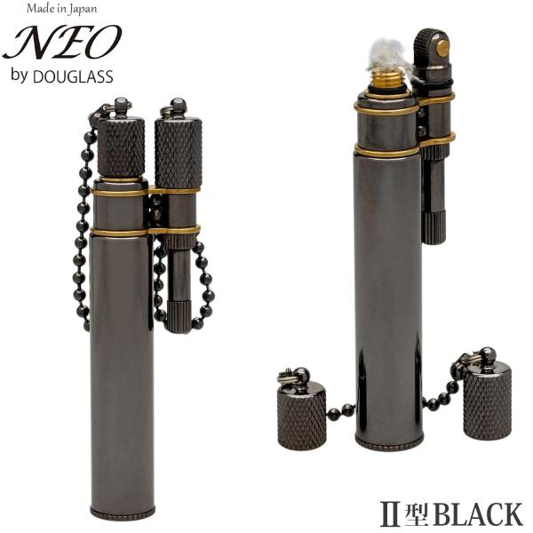 ブラック ネオ】オイルライター ダグラス ネオ 2型 DOUGLASS NEO BLACK