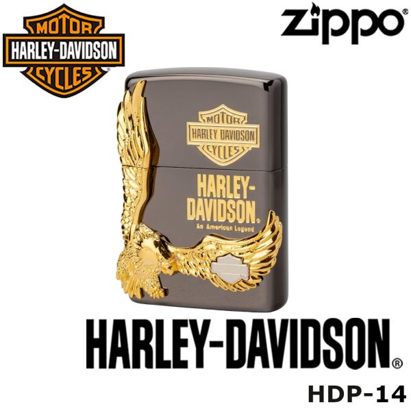 日本限定 正規品 ZIPPO HARLEY-DAVIDSON HDP-14 ダブルメタル ジッポー ジッポ ライター Zippo ハーレー ダビッドソン ハーレー オイルライター ライター 白頭鷲
