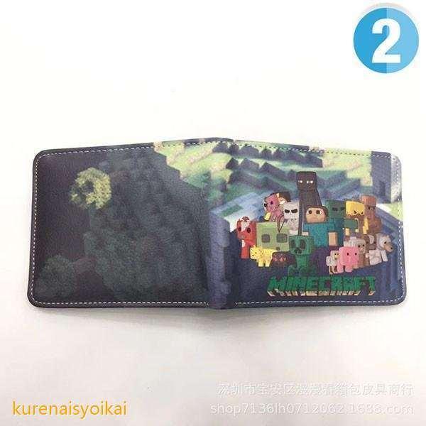 Minecraft Minecraft マインクラフト 財布 グッズ ウォレット プレゼント Happy Birthday ギフト 短い財布 子供 ブラック コンパクト 安い 軽い 薄い xzb 紅商会 通販 Yahoo ショッピング