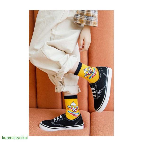 ウルトラマン グッズ 靴下 5足セット キッズ 子供 ソックス おしゃれ 冬用 女の子 男女兼用 男の子 スパイダーマン 別倉庫からの配送