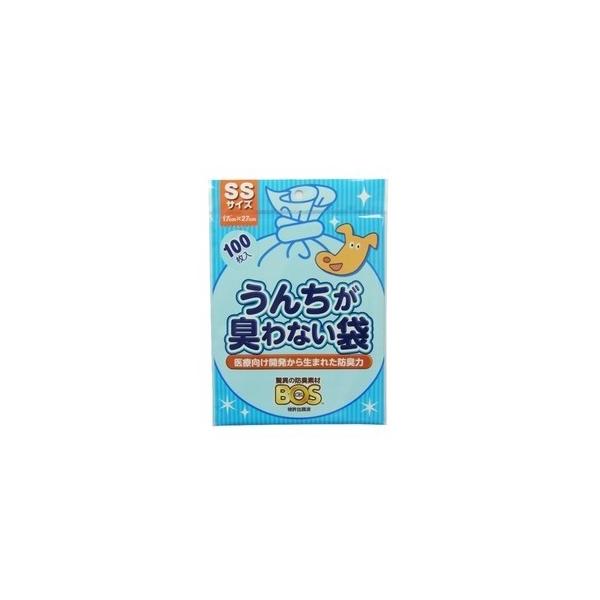 クリロン化成 うんちが臭わない袋BOS ペット用 SSサイズ 100枚