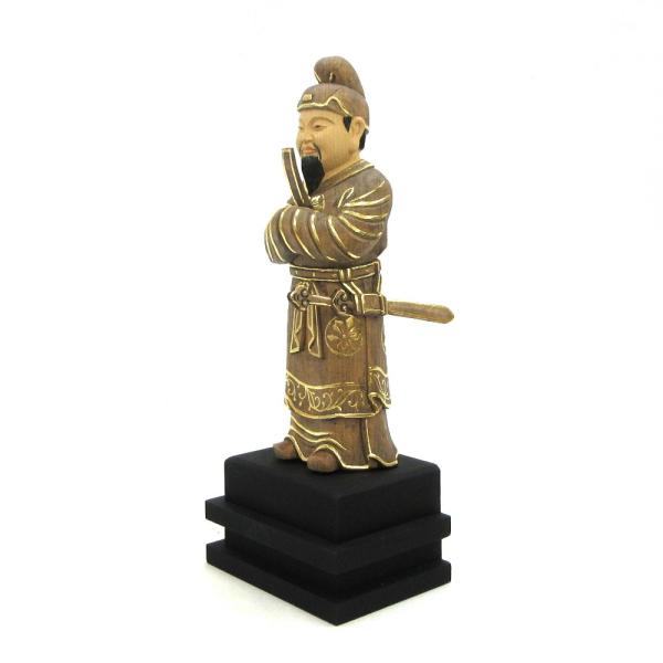 仏像 聖徳太子 摂政像 立像 5.0寸 桧木彩色