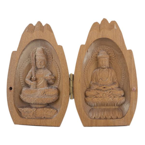 【高さ9cm、幅5cm】【色見悪い部分あり、かみ合わせが悪い】株式会社栗田こだわり仏像専門店(旧：栗田貿易株式会社)