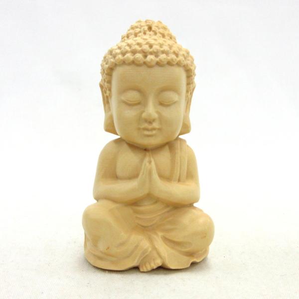 【総高6.5cm、幅4cm、奥行き3cm】【顔に傷あり】株式会社栗田こだわり仏像専門店(旧：栗田貿易株式会社)