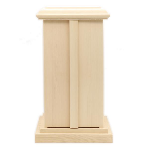 木製仏具 白木厨子 内寸W14*D17*H27cm 桧木 総ひのき お厨子 厨子仏壇 仏具 仏壇用品 小型 ミニ仏壇 コンパクト 和室 リビング 檜 ヒノキ