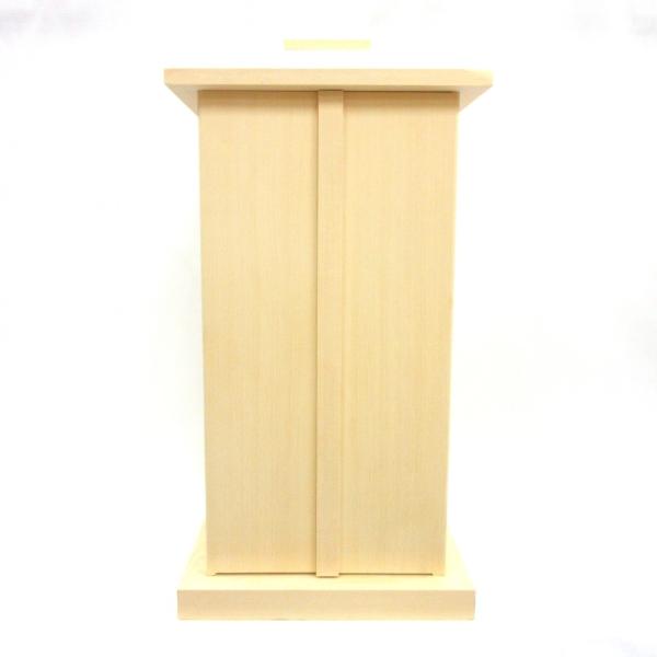 木製仏具 白木厨子 内寸W22*D22*H45cm 桧木 総ひのき お厨子 厨子仏壇
