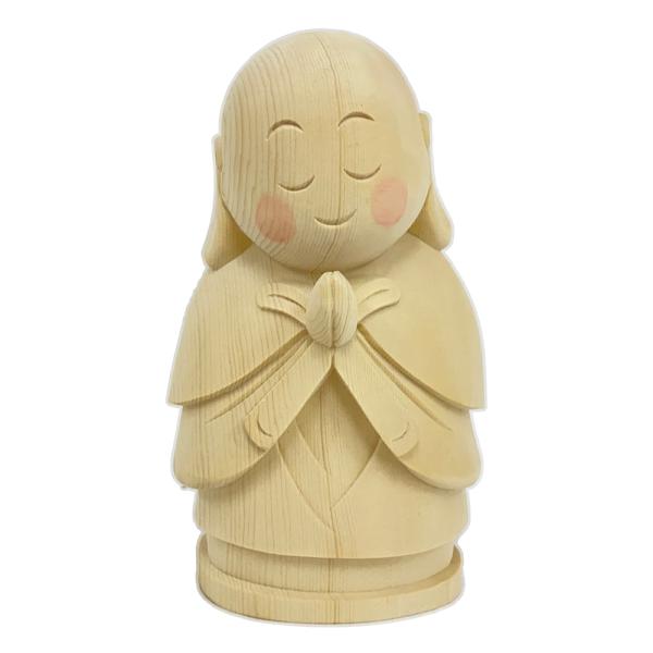 【工場直販のため低価格にて提供】【総高15cm、幅9.5cm、奥行き7.5cm】※頭部に小傷あり　地蔵菩薩日本中の道端など様々なところで見かけるお地蔵さんは、正式には「地蔵菩薩」で菩薩の一尊です。優しい顔立ちで、内面も慈悲深く寛容で、安産祈...