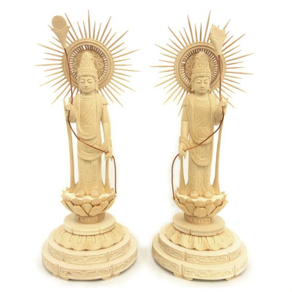 大正期・国宝写仏「月光・不空羂索観音菩薩」月光菩薩・薬師如来脇侍